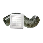 Ventair Ducting Kit Ducting Kit Ducting Aluminium and Grille Lights-For-You V100DKIT