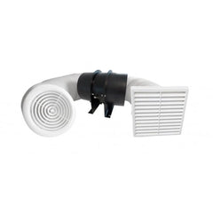 Ventair Exhaust Fans 394m³/h Ventair inline Exhaust Fans and Kits 150mm in White - FAN0101 Lights-For-You FAN0101