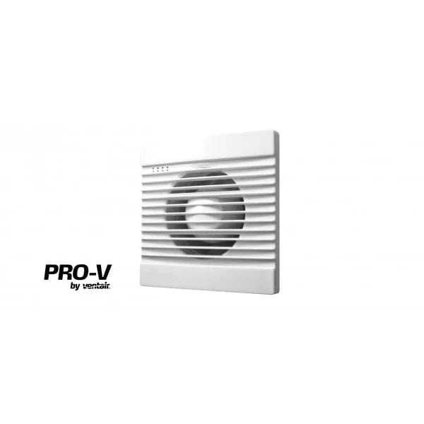 Ventair Exhaust Fans Ventair 125 Slimline PRO-V Wall/Ceiling Exhaust Fan White Lights-For-You VSLF125