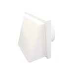 Ventair Fan Accessories Fan Accessories - Weather Proof Cowl with Draft Shutter in White Ventair - V100WPC, V125WPC, V150WPC Lights-For-You V100WPC
