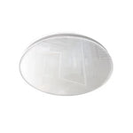 Ventair Fascia Glass Panel Round Fascia To Suit Lights-For-You ABGGP200WH-RD