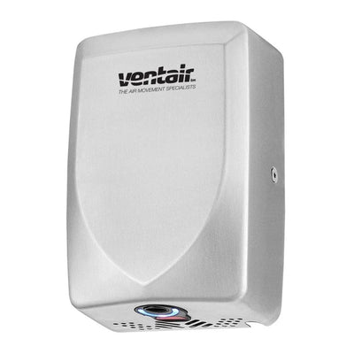 Ventair Lighting Thin Dry Wall Hand Dryers 600w in Black, Brushed Chrome or White Lights-For-You THINHDSS