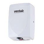 Ventair Lighting Thin Dry Wall Hand Dryers 600w in Black, Brushed Chrome or White Lights-For-You THINHDWH