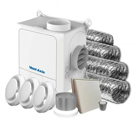 Ventair Ventilation Unit Vent-Axia Multivent Plus Kit - Mechanical Extraction Ventilation White Lights-For-You VMEV-KIT