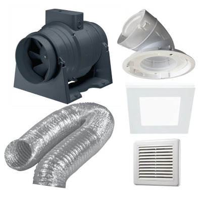 Ventair Premium Inline Exhaust Kit Exhaust Fan