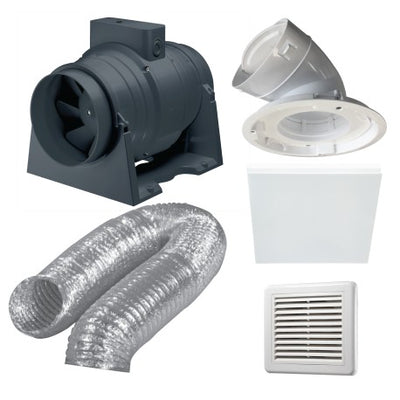 Ventair Premium Inline Exhaust Kit Exhaust Fan