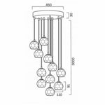 Zaha LED Pendant Light 10Lt
